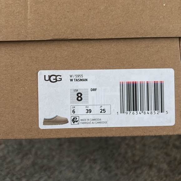 Ugg Tasman driftwood slide slipper shoe NWT - Picture 3 of 3